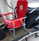 电瓶踏板摩托电动车儿童婴儿宝宝座椅前置折叠安全坐椅前坐椅