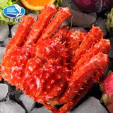 【北洋海产】智利进口野生帝王蟹 熟冻进口海鲜 皇帝蟹 大号3.6斤