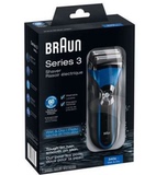 Braun博朗340s-4男士剃须刀全身水洗电动往复式刮胡刀充电式正品