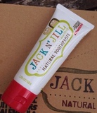 现货 澳洲Jack n' Jill可吞食无氟金盏花有机儿童牙膏草莓香蕉味