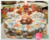 上海创意彩虹蛋糕送男士女士儿童卡通个性创意动漫生日情人节蛋糕