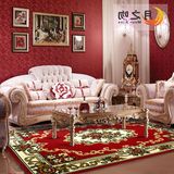 月之吻威尔顿机织地毯客厅地毯卧室茶几沙发玄关简约欧式红色地毯