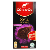 比利时进口巧克力 克特多金象86%可可黑巧克力100g 黑巧