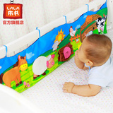 拉拉布书婴儿护栏床围儿童床围宝宝启蒙玩具双面床挂饰透气可拆洗