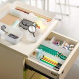 纳川 创意桌面收纳盒 DIY自由组合塑料整理盒 抽屉分类分格储物盒