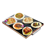 饭菜保温板圆形智能旋转餐桌带转盘加热板垫暖保温盘保温板G5D