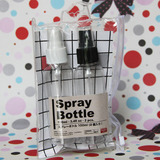 日本大创 旅行便携分装瓶套装 化妆水护肤品透明喷雾瓶喷瓶2个装