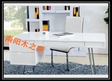 上海欧美品牌创意钢琴烤漆书桌简约现代时尚写字台书桌厂家定制做