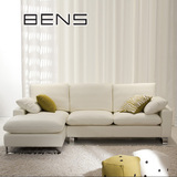 BENS  奔斯订制  现代时尚简约真皮  L形  组装沙发 8127