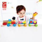 【天猫超市】德国Hape几何积木小火车 模型儿童木制拆装组装玩具
