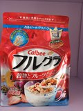 日本卡乐比水calbee果颗粒果仁谷物麦片800G袋装16年10月到期
