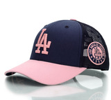 女款棒球帽LA夏款网帽韩国MLB帽子夏季男女款正品网帽太阳帽包邮