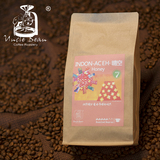豆叔精品曼特宁咖啡 原产地单品咖啡豆 新鲜烘焙 糖浆浓香500g