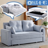小户型多功能宜家布艺可拆洗1.5米1.2米1.8米沙发床可折叠双人