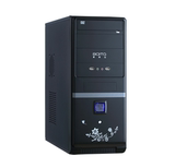 金河田 普易达206B台式电脑机箱印花面板SGCC五金38度标准支持SSD