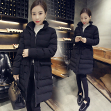 2015冬季新品女装韩版修身中长款羽绒棉衣女款加厚棉服外套棉袄潮
