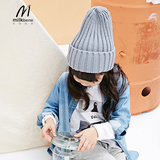 【暖暖】秋冬装新款韩版手工编织儿童毛线帽韩国男女童中大童冬帽