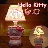 简约时尚卡通创意相框台灯KITTY猫儿童房夜灯婚纱影楼床头暖光灯