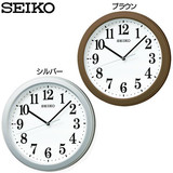 日本直邮SEIKO精工经典客厅挂钟KX379B/KX379S简约电波时钟挂表
