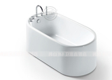 厂家直销椭圆形小户型浴缸亚克力板独立式1.5米