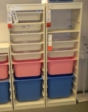 IKEA宜家代购舒法特储物箱 儿童置物柜玩具架 收纳箱 46*30*145cm