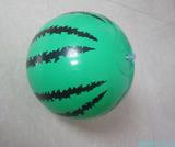 西瓜充气皮球 沙滩健身运动球 卡通PVC充气球 儿童充气玩具批发