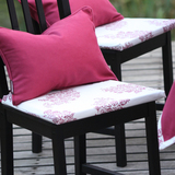 汉尚 坐垫沙发垫防滑布艺欧式简约现代纯色加厚椅垫套可拆洗双面