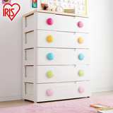爱丽思IRIS 日本大号5层彩色扣儿童房抽屉式婴儿收纳柜