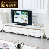 简约欧式电视柜 茶几 组合套装实木钢化玻璃电视机柜小户型地柜