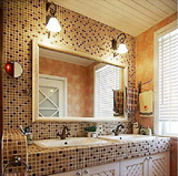 YISHARE 现代简约浴室镜壁挂卫浴镜子卫生间装饰镜悬挂洗手间镜子