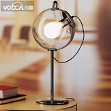 北欧玻璃圆球肥皂泡台灯创意现代简约卧室床头灯艺术书房客厅灯饰