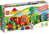 特价乐高积木1-2-3周岁儿童益智拼装玩具得宝大颗粒数字火车10558