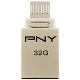 PNY正品 手机u盘 32g u盘otg平板电脑双用 金属创意 迷你ou2 包邮