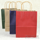 爱丽丝 环保牛皮纸袋 礼品包装袋 礼物包装袋 购物袋 系绳手提袋