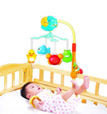 包邮儿童玩具宝宝床头挂件音乐挂铃婴幼儿旋转床铃床头挂摇铃