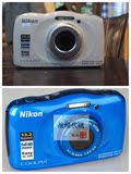 包邮日本直邮尼康S33 Nikon尼康COOLPIX儿童数码相机防水防摔