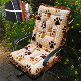 冬季电脑椅坐垫椅垫靠垫加厚办公室老板椅带靠背毛绒坐垫保暖包邮