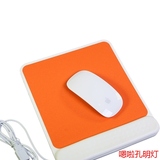 Rantopad/镭拓HOT加热鼠标垫 发热电USB暖手冬天保暖包邮带护腕