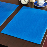 长方形隔热垫西餐皮革餐桌垫和庭餐垫宜家塑料 欧式环保学生防水