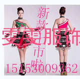 新款佤族黎族短款露脐女装民族壮族服装演出舞台服少数民族服苗族