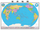 2016全新正版墙贴中文中国地图世界地图挂图办公室画自带胶