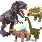 儿童电动恐龙玩具会走会投影下蛋恐龙模型仿真霸王龙套装男孩玩具