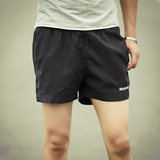 夏季薄款休闲3分短裤男士修身运动健身速干沙滩三分热裤韩版男潮