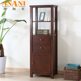 阿纳尼 美式纯实木电视柜组合边柜水曲柳家具客厅角柜置物架立柜