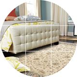 土耳其进口 波斯经典客厅地毯 北欧美式宜家简约风卧室床边毯