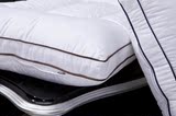 韩式全棉蓝边立体枕芯可换药包枕单人学生枕护颈枕头保健枕助眠枕
