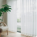北京上门测量安装简约现代纯色窗纱 阳台书房客厅卧室定制窗帘