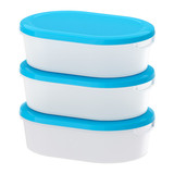 免代购费 宜家 杰姆卡 食品盒3件 塑料保鲜盒 食物收纳罐 特价