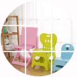 儿童塑料凳子折叠小板凳加厚便携小号靠背椅宝宝坐凳户外马扎