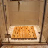 尚田尚田淋浴地板防滑木垫防腐实木地板防水踏板浴室淋浴房地板